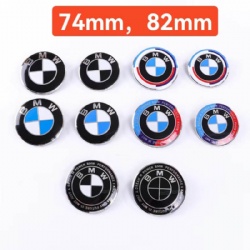 82mm 74mm BMW Auto Logo Front ABS Badge Rear Car Emblem