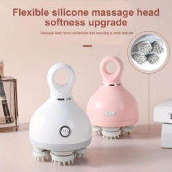 Portable Cordless Silicone Back Neck Leg Head Massager
