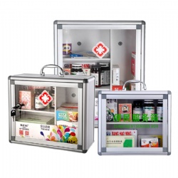 Wall Mounted Emergency First Aid Kit Cabinet Storage Box