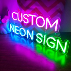 Custom Neon Signs Acrylic Letter Luminous RGB Led Light Signs