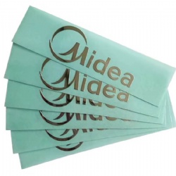 3D UV Gold Silver Transfer Sticker Packaging Metal Label Stickers