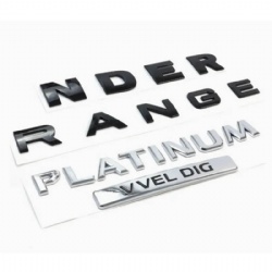 Chrome ABS Car Badge Electroplating Auto Car Emblem Sticker