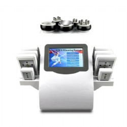 6 in 1 RF Cavitation Machine Ultrasonic Lasers Slimming Device